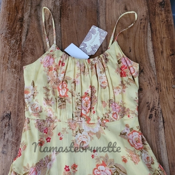 NWT $98 Band of Gypsies Boho Floral Tiered Dress - Picture 12 of 17